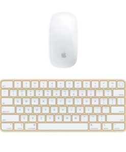 Apple Magic Mouse + Magic Keyboard con TouchID - Giallo con batteria integrata (Ricondizionato) - OTTIMO