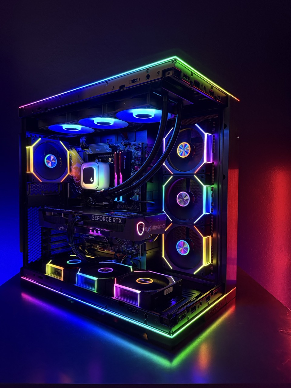 PC Gaming Workstation CRISTAL PRO MAX (Ryzen 9 9950X3D 16-core, 32GB, RTX 5080 16GB, 2TB, WiFi, Case Lian Li) - immagine 3