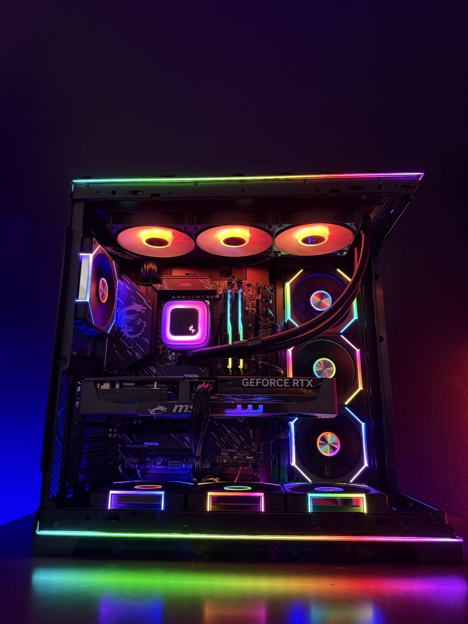 PC Gaming Workstation CRISTAL PRO MAX (Ryzen 9 9950X3D 16-core, 32GB, RTX 5080 16GB, 2TB, WiFi, Case Lian Li) - immagine 5