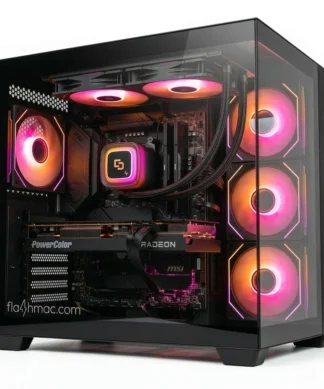 PC Gaming RED THUNDER (Ryzen 5 7500F 6-core, 16 GB DDR5, RX 9060 XT 16GB, 1TB) - NUOVO
