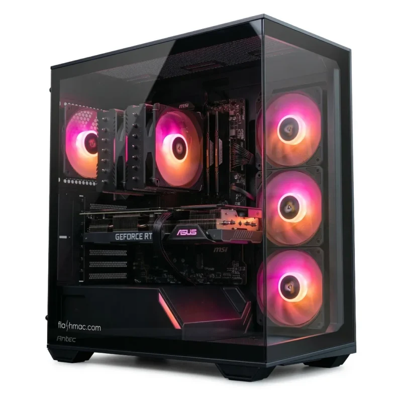 PC Gaming nuovo assemblato flashmac con raffreddamento a liquido RGB